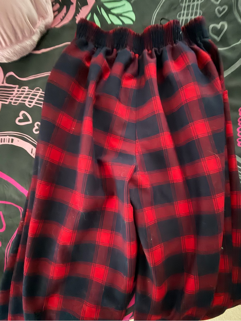 Voodoo Vixen small S plaid wide leg pants - Picture 3 of 5